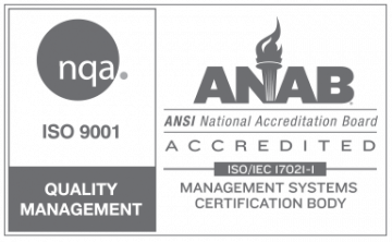 NQA ISO 9001 ANAB Certification
